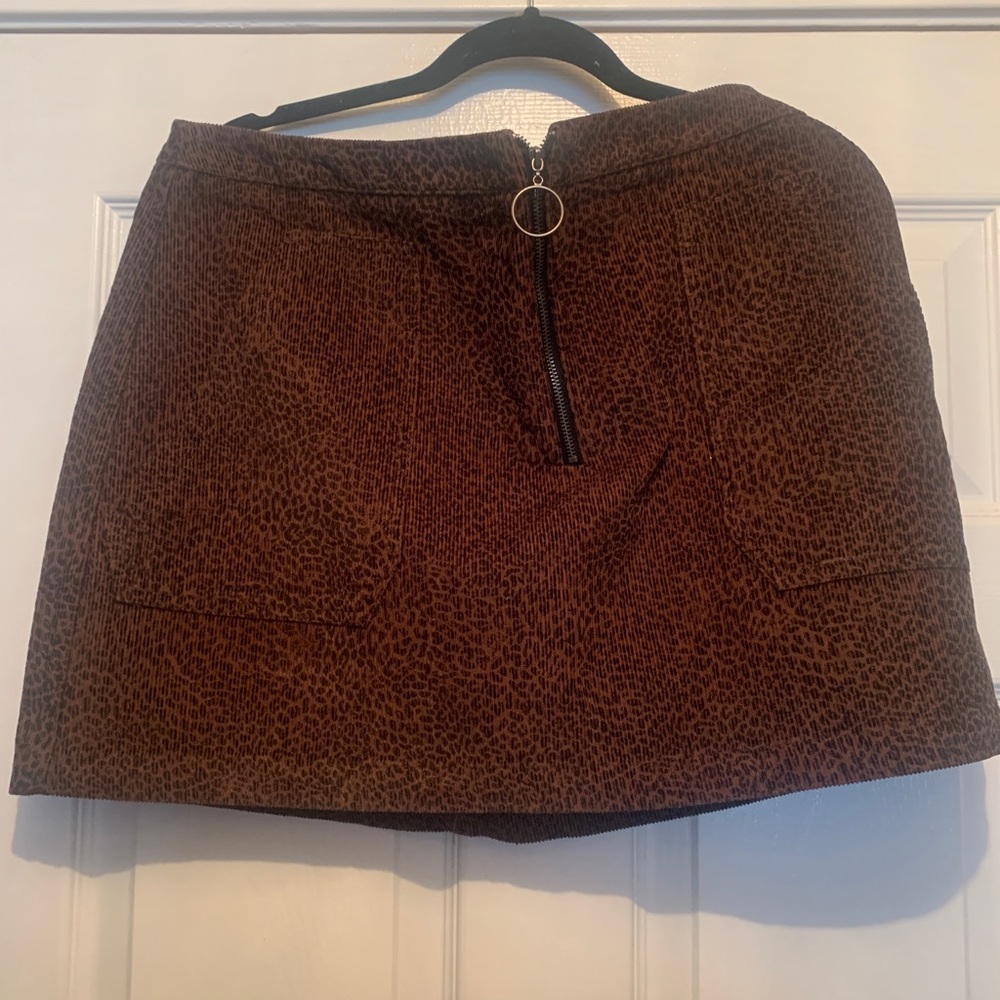 Animal Print Skirt